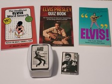 Elvis Lot of 5 Top Trumps Quiz Cards, Playing Cards Quiz, Word and Quote Books picture