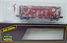 WEAVER O SCALE GOLD EDITION PRR PENNSYLVANIA H30 COVERED HOPPER 3 RAIL NOS picture