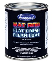 Eastwood Premium Matte Rat Rod Flat Clear Topcoat Paint 4:1 Part A Quart picture