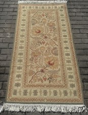 VTG Oriental Persiene Hand Knotted Sumakh Flat Weave Wool Rug 72 X 37 Inch picture
