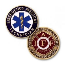 IAFF EMT EMERGENCY MEDICAL TECHNICIAN FIRE 1.75
