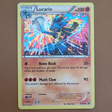 The Pokemon Company Pokemon TCG Lucario XY140 XY Holo Promo Stage 1 100 HP EN picture