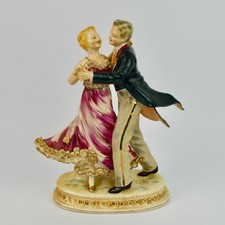 Vintage Dancing Couple Pair Figurine LARGE 10