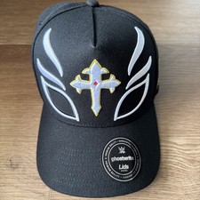 2026 Lids Fanatics Fest WWE x Ghostwrite Exclusive Autographed Rey Mysterio Hat picture