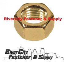 1/4 x 20 Brass Hex Nuts 1/4-20 Nut 1/4