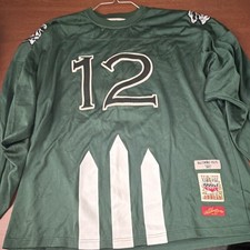 Vintage JC Greenvason Baltimore Colts #12 Green/White Throwback Football Jersey picture