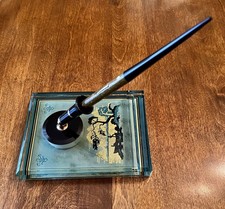Vintage Sheaffer Lifetime fountain pen desk set picture