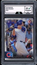 2016 Bowman #122 Kyle Schwarber GRADED 10 GEM Mint Rookie Card RC picture