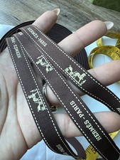Hermes ribbon sold by the bundle 3 yards (108in) cut by one piece only picture