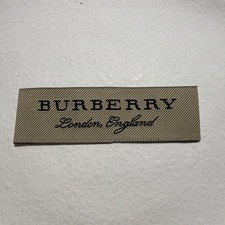 BURBERRY 1  Designer Tag LABEL Replacement Sewing Accessories 6 x 1.5 cm picture