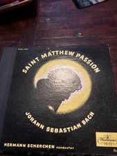 J.S. Bach, St.Matthew Passion, Westminster Hi-Fi, WAL-401, 4 LP Box Set, 1953 picture