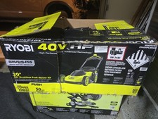 RYOBI 40V HP Brushless 20 in. Cordless Battery Lawn Mower w/ Battery & Charger picture