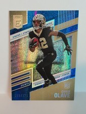 2022 Panini Donruss Elite #122 Chris Olave Rookie Status Sparkle 266/275 picture