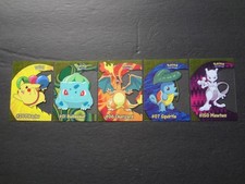 1999 Topps Pokemon TV Animation Clear Series 2 Complete Set PC1-5 Charizard picture