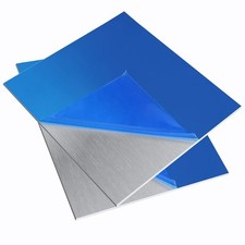 Thin Aluminum Sheet Metal Plates 6x6 Inch 24 Gauge Crafting 2 Pack picture