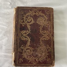 1853 The Garland Token of Friendship Emily Percival Antique Leather Gift Book picture
