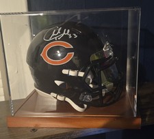 Chicago Bears NFL Charles Tillman Signed Mini Helmet JSA COA & high quality case picture