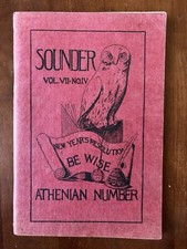 1913 Fort Smith High School SOUNDER Monthly Journal Vol. VII No. IV Arkansas picture