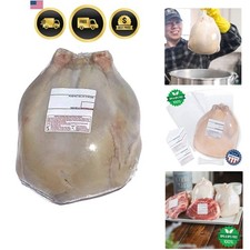 Poultry Shrink Bags 13x20 Zip Ties and Labels, 3 MIL, BPA/BPS Free, 3MIL,  50 picture