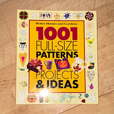 Better Homes Gardens 1001 Full Size Patterns Projects Ideas Spiral Craft Book picture
