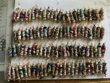 Random SMALL GOLD TONE Handmade BOHO BEADS -10 per Purchase picture