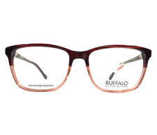 Buffalo by David Bitton Eyeglasses Frames BW010 BUR Burgundy Square 54-16-135 picture