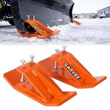 2PCS Tractor Bucket Protector Edge Tamer Skid Protector Snow Removal Heavy Duty picture