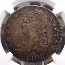 1808 Capped BUST Half Dollar 50c NGC XF Details #041 Extra Fine ECC&C, Inc. picture