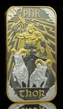 2026 Germania Norse Gods THOR Special Enobled Edition 1 oz Silver Bar picture