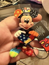 Romero Britto Disney Mini Mickey Mouse Figurine - Pop Art Collectible Ornament picture