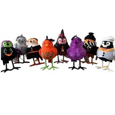 Target Hyde & EEK Boutique 2026 Complete Set Of 8 Halloween Featherly Birds NWT picture
