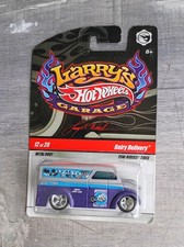 2009 Hot Wheels Larry's Garage Dairy Delivery 12/20 Real Riders N9056 NIP picture