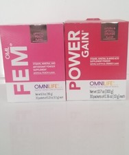 oml fem + power gain, sistema Hormonal Antioxidantes,Vitamin  Mujeres Pack Of 2. picture