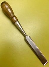 Outstanding ca1918 vtg TH WITHERBY 7/8” Bevel edge Cabinet chisel Tuned & SHARP picture
