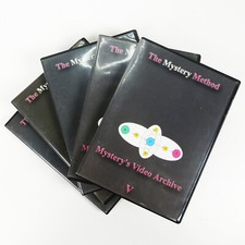 THE MYSTERY METHOD VIDEO ARCHIVES 5 DVDs Pick-Up Artist Seduction how to women picture