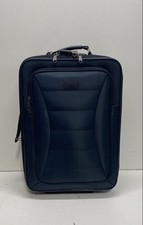 Misako Navy Blue Rolling Suitcase Carry On Luggage Two Wheel Telescoping Handle picture