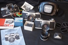 Miranda 3 vintage cameras 4 lenses great collection all working great shape picture
