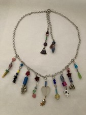 Artist designed OOAK unique bead necklace.  27” Long picture