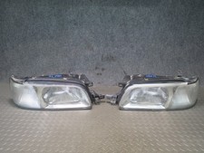 95-97 NISSAN GLORIA HY33 SET OF 2 FRONT LEFT RIGHT HALOGEN HEADLIGHT LAMP OEM picture