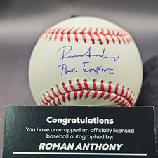 2025 Fanatics Under Wraps Roman Anthony signed Baseball  