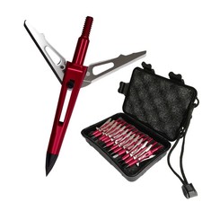 12PCS Hunting Gray Killzone Broadheads 100Grain Sharp Blade 2