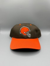 Vintage Cleveland Browns Twins Enterprise Snapback Hat Vintage 90s NWT Game Day picture