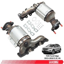 Front Left & Right Catalytic Converter For 2015 2016 2017 2018 Ford Edge 3.5L V6 picture