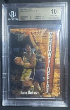 1997-98 Finest Kobe Bryant BGS 10 PRISTINE LOW POP picture