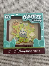Disney Parks Digitize Disney Disneyland DLR Map Jumbo Pin 2026 LE 2500 NEW picture