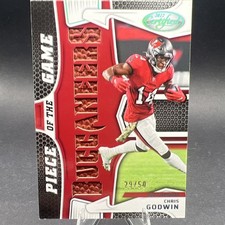2022 Certified Chris Godwin Piece of the Game /50 Player Worn Patch Buccaneers picture