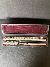 Vtg 70’s Yamaha YFL-225N Silver Plated Flute By Nippon Gakki Co. Japan With Case picture