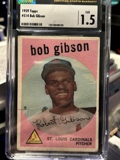 Topps 1959 Topps Bob Gibson #514 RC Rookie St. Louis Cardinals High # picture