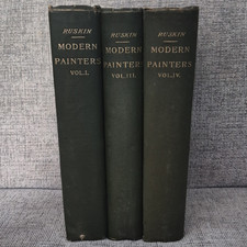 George Allen Modern Painters John Ruskin Vol I III IV Hardback 1898 Illus picture