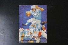 Vintage 1962 University of the Pacific Football Program San Diego Marines picture